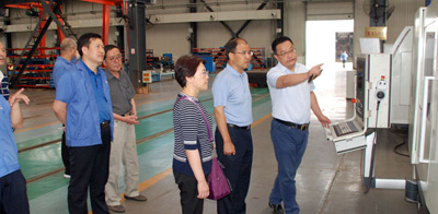 甘肅省工信委領(lǐng)導(dǎo)來(lái)星火機(jī)床調(diào)研 甘肅省工信委領(lǐng)導(dǎo)來(lái)星火機(jī)床調(diào)研
