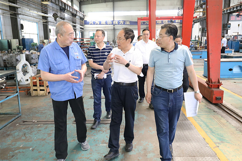 天水市政協(xié)調(diào)研星火機床公司循環(huán)經(jīng)濟工作