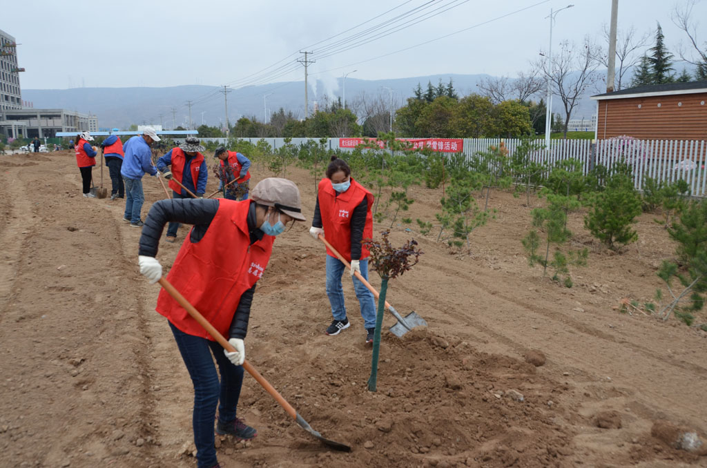 星火機(jī)床公司持續(xù)開展綠化工作 星火機(jī)床公司持續(xù)開展綠化工作