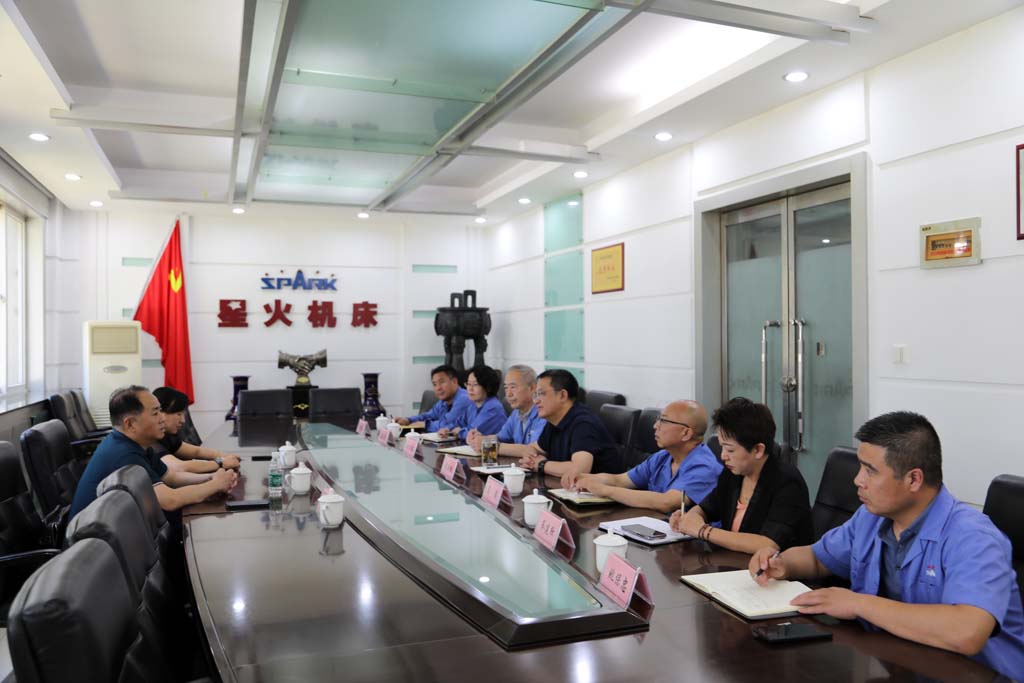 省國(guó)投領(lǐng)導(dǎo)梅學(xué)千一行來(lái)星火公司調(diào)研